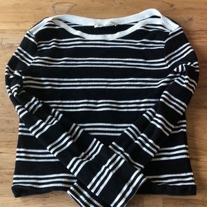 Comfy and cute retro striped sweater!
